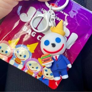 💙 Jack In The Box 2026 JIBBI Charm Keychain Rare The Boss Limited Edition